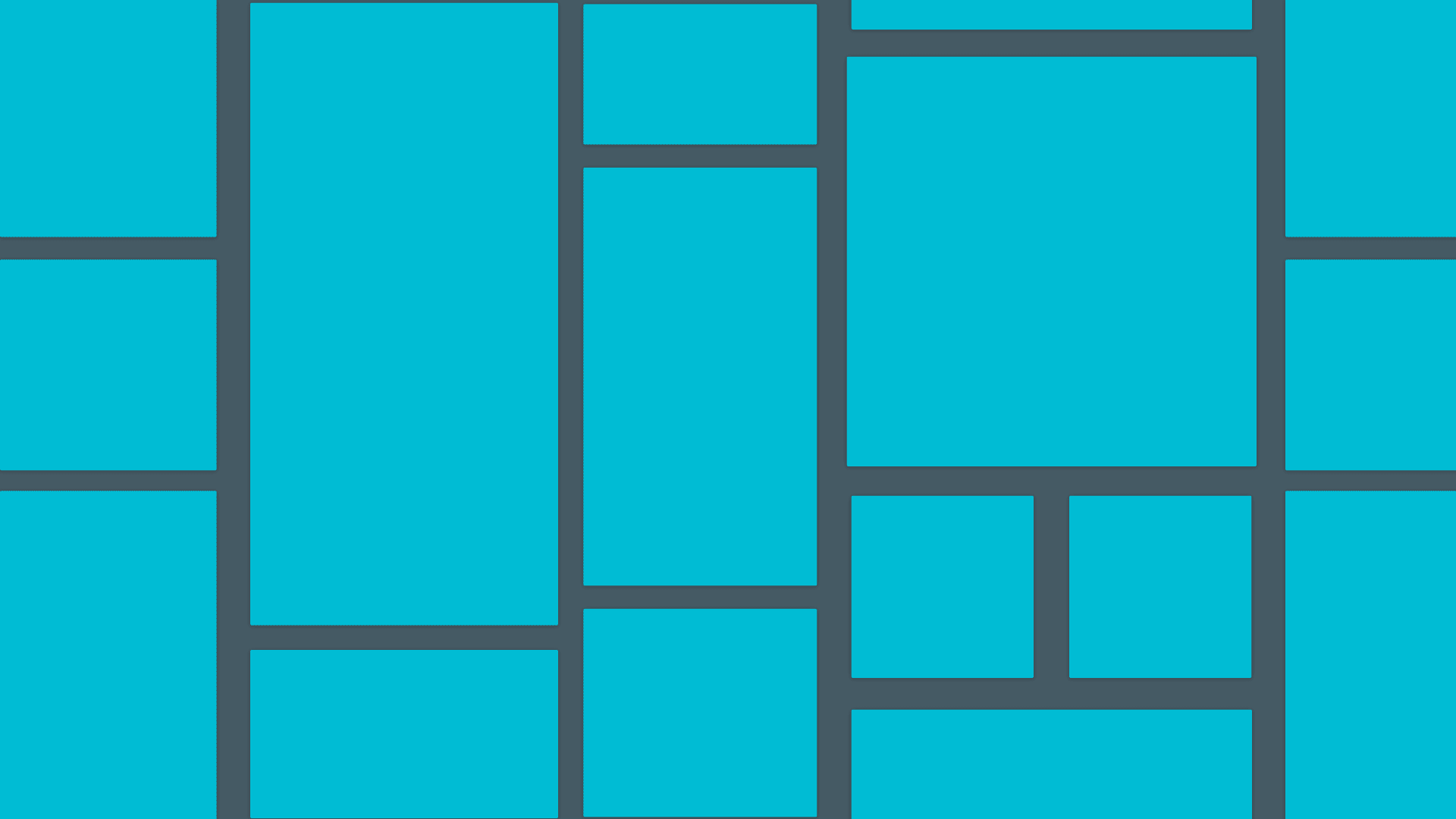 Pinterest Masonry Layout (Staggered Grid)